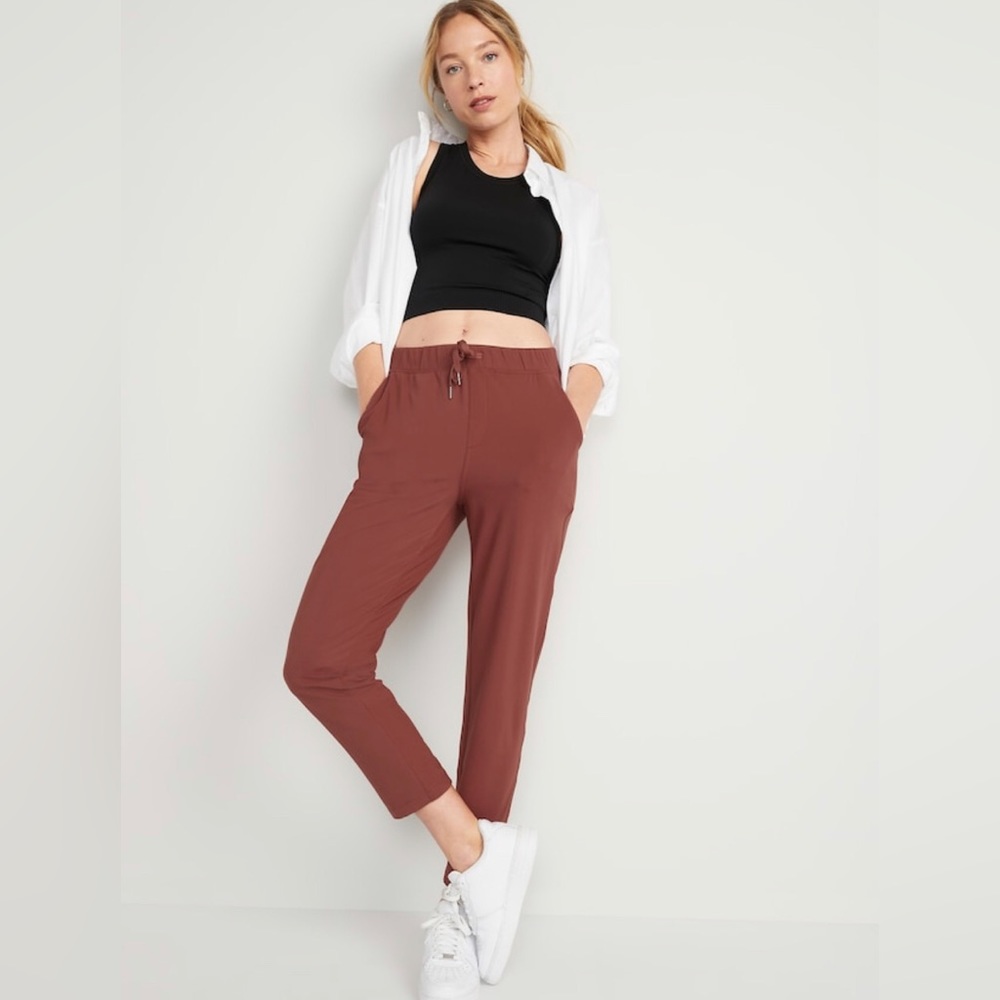 NWT! Trident Maple High-Waisted Powersoft Coze Edition Slim Taper Pants-Multiple